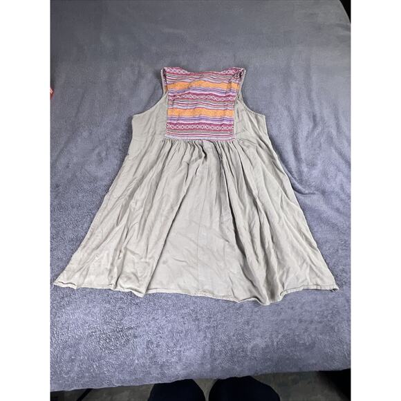 Umgee Aztec Print Boho Dress Size Large Sleeveless Breezy Sommer Festival - Picture 2 of 11